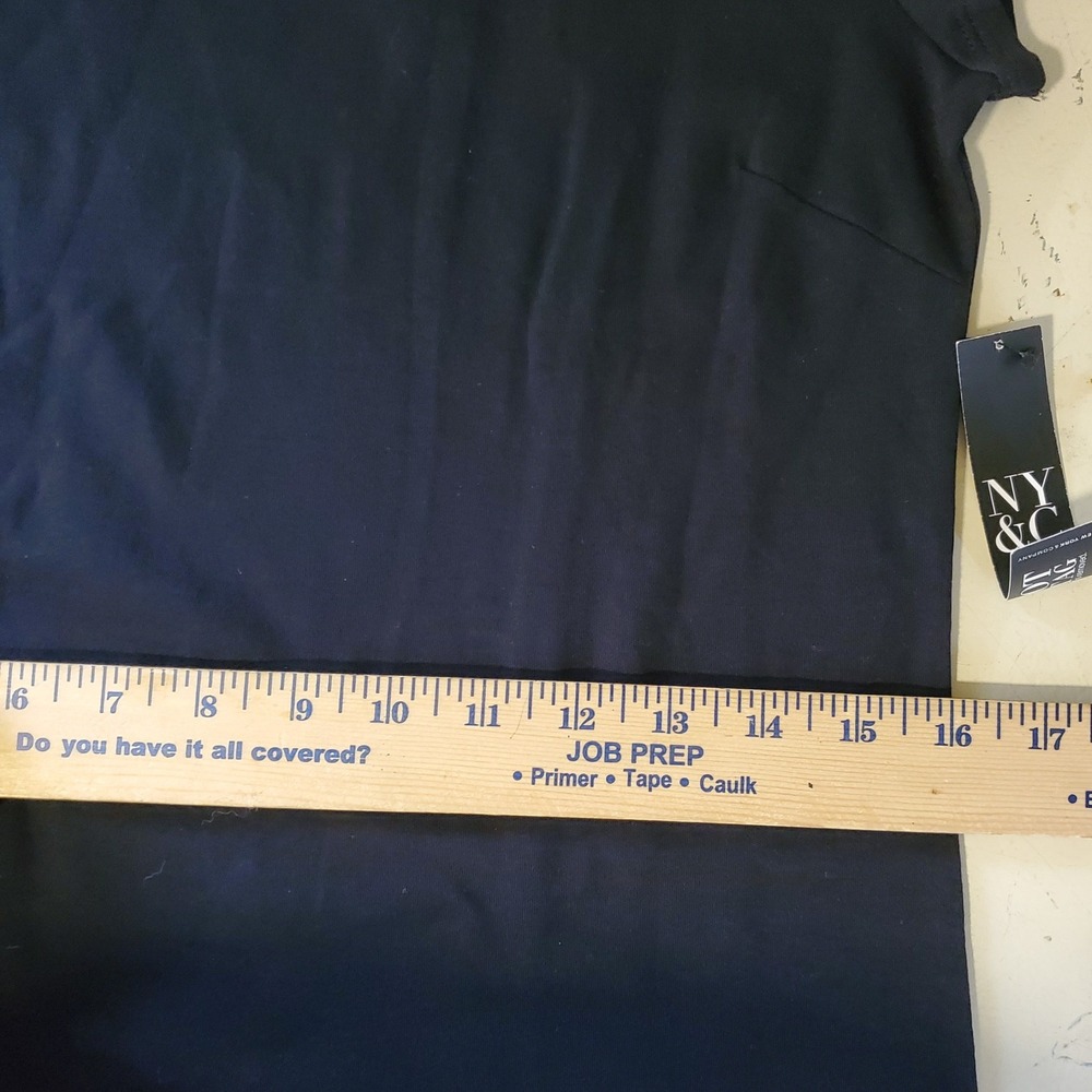 NY&C‎ NEW YORK & COMPANY Black Short Sleeve Casual Dress Size Small - Picture 7 of 8